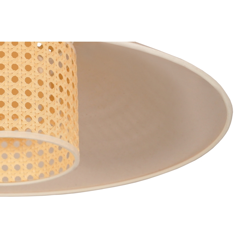 Duolla - Loftlampe RIO RATTAN 1xE27/15W/230V diameter 45 cm beige/Rattan