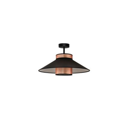 Duolla - Loftlampe RIO SHINY 1xE27/15W/230V diameter 45 cm sort/kobber