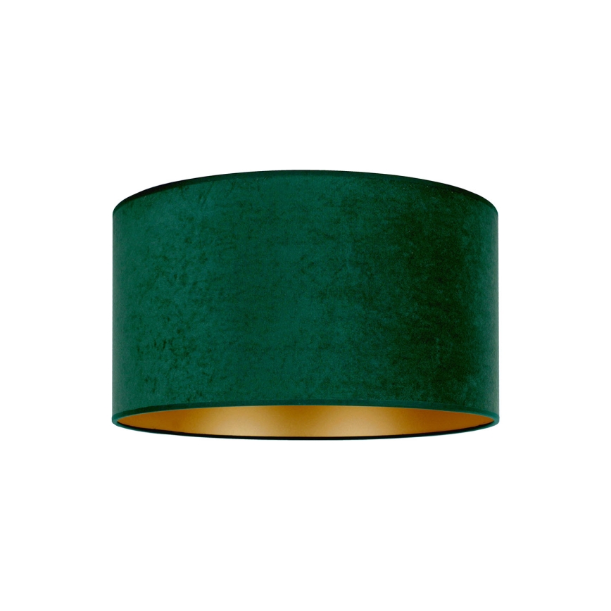 Duolla - Loftlampe ROLLER 1xE27/15W/230V diameter 40 cm mørk grøn/gylden