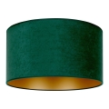 Duolla - Loftlampe ROLLER 1xE27/15W/230V Ø 40 cm mørkegrøn/guld