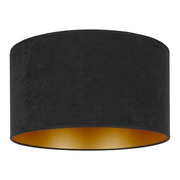 Duolla - Loftlampe ROLLER 1xE27/15W/230V Ø 40 cm sort/guld