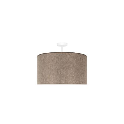 Duolla - Loftlampe ROLLER ECO RECYCLING 1xE27/15W/230V diameter 45 cm brun