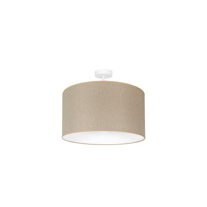 Duolla - Loftlampe ROLLER ECO RECYCLING 1xE27/15W/230V diameter 45 cm cremefarvet