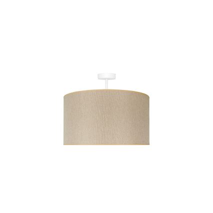 Duolla - Loftlampe ROLLER ECO RECYCLING 1xE27/15W/230V diameter 45 cm cremefarvet