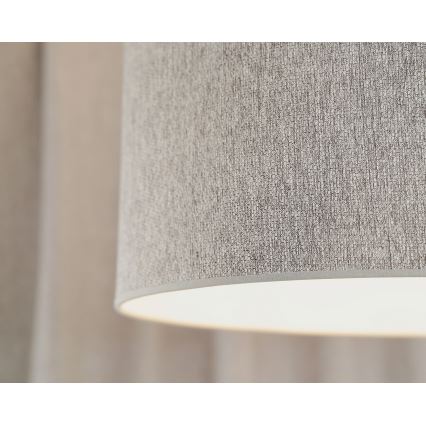 Duolla - Loftlampe ROLLER ECO RECYCLING 1xE27/15W/230V diameter 45 cm grå