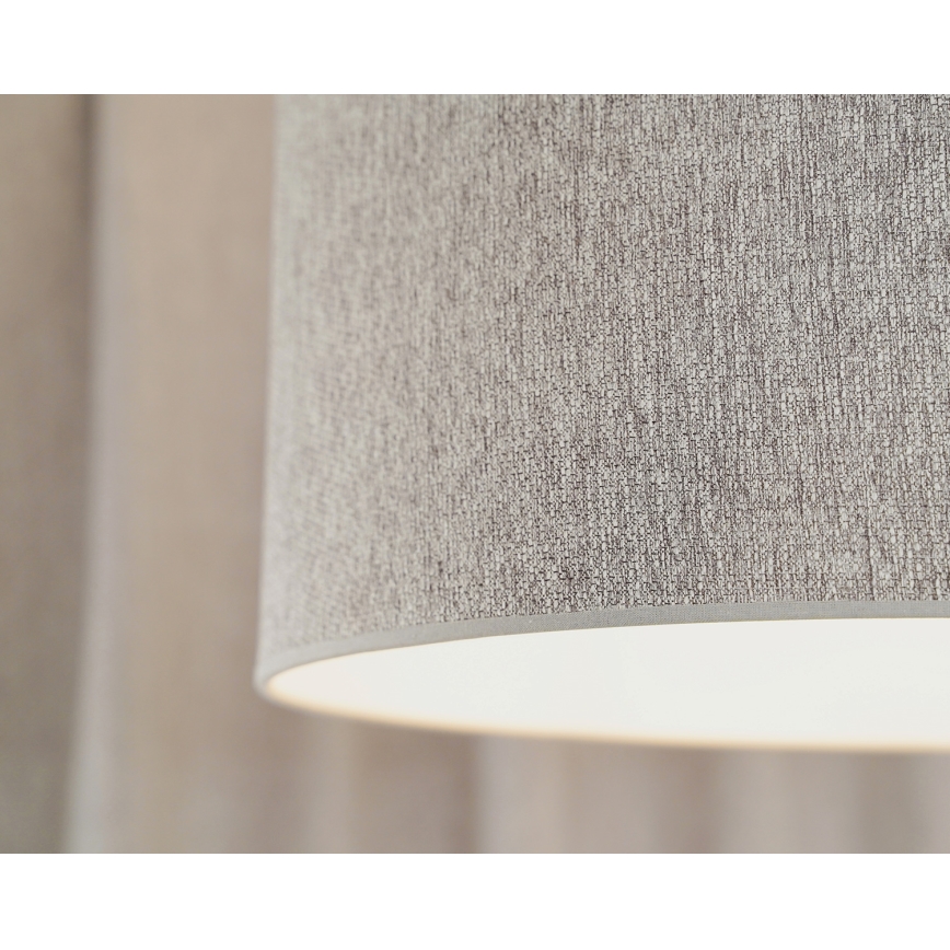 Duolla - Loftlampe ROLLER ECO RECYCLING 1xE27/15W/230V diameter 45 cm grå