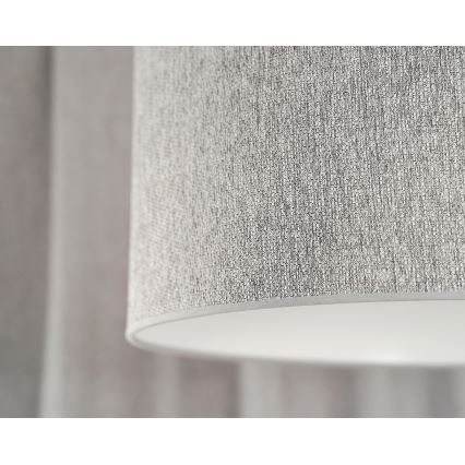 Duolla - Loftlampe ROLLER ECO RECYCLING 1xE27/15W/230V diameter 45 cm grå