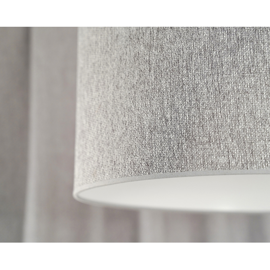 Duolla - Loftlampe ROLLER ECO RECYCLING 1xE27/15W/230V diameter 45 cm grå