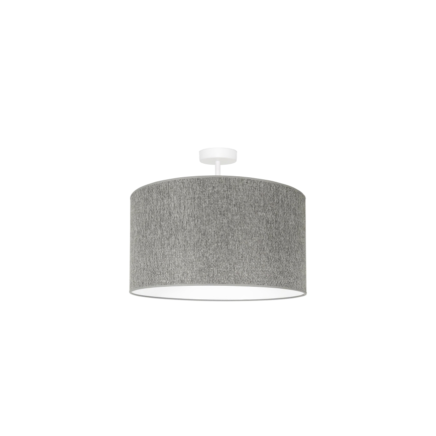 Duolla - Loftlampe ROLLER ECO RECYCLING 1xE27/15W/230V diameter 45 cm grå