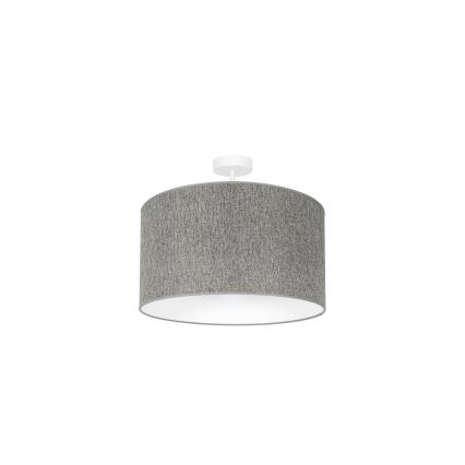 Duolla - Loftlampe ROLLER ECO RECYCLING 1xE27/15W/230V diameter 45 cm grå