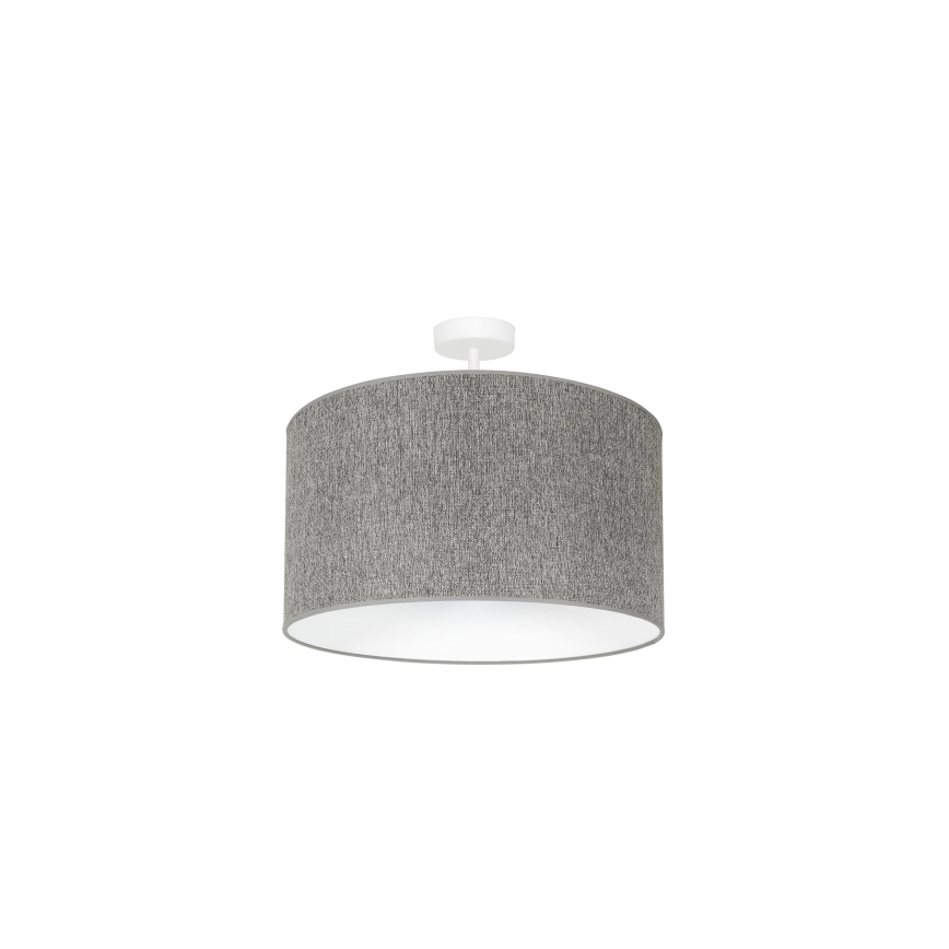 Duolla - Loftlampe ROLLER ECO RECYCLING 1xE27/15W/230V diameter 45 cm grå