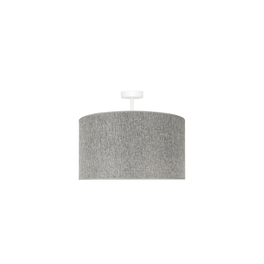 Duolla - Loftlampe ROLLER ECO RECYCLING 1xE27/15W/230V diameter 45 cm grå