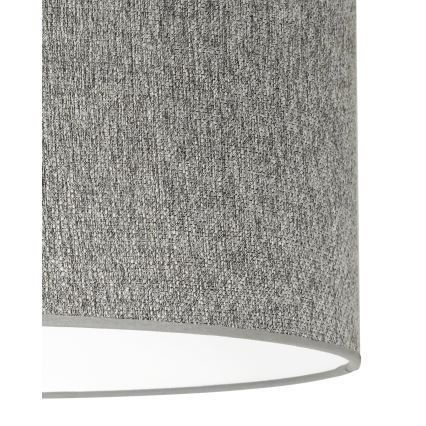Duolla - Loftlampe ROLLER ECO RECYCLING 1xE27/15W/230V diameter 45 cm grå