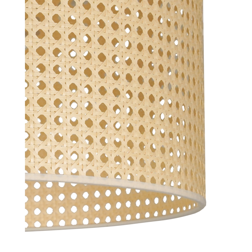 Duolla - Loftlampe ROLLER RATTAN 1xE27/15W/230V diameter 45 cm beige