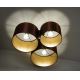 Duolla - Loftlampe ROLLER TRIO SHINY 3xE27/15W/230V kobber/guldfarvet