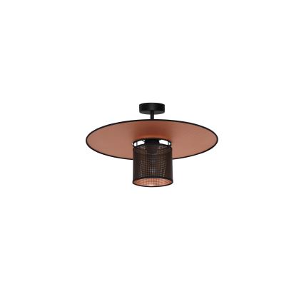 Duolla - Loftlampe TOKYO SHINY 1xE27/15W/230V diameter 50 cm sort/kobber