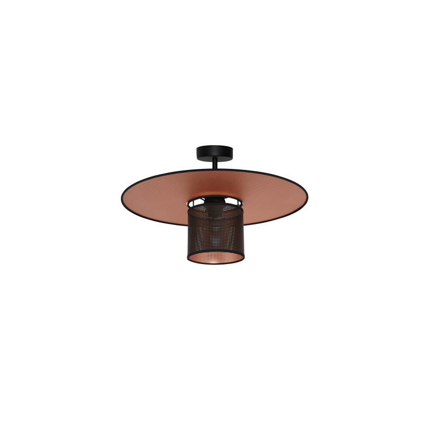 Duolla - Loftlampe TOKYO SHINY 1xE27/15W/230V diameter 50 cm sort/kobber