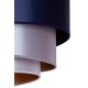 Duolla - Loftlampe TRIO 1xE27/15W/230V diameter 45 cm blå/sølvfarvet/kobberfarvet