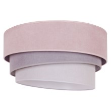 Duolla - Loftlampe TRIO 1xE27/15W/230V diameter 45 cm lyserød/grå/hvid