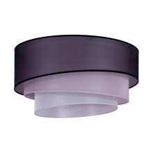 Duolla - Loftlampe TRIO 1xE27/15W/230V diameter 45 cm sort/lyserød/sølvfarvet