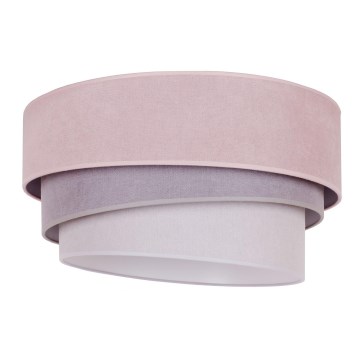 Duolla - Loftlampe TRIO 1xE27/15W/230V Ø 45 cm rosa/grå/hvid