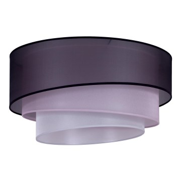 Duolla - Loftlampe TRIO 3xE27/15W/230V diameter 60 cm sort/lyserød/sølvfarvet