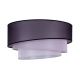 Duolla - Loftlampe TRIO 3xE27/15W/230V diameter 60 cm sort/lyserød/sølvfarvet