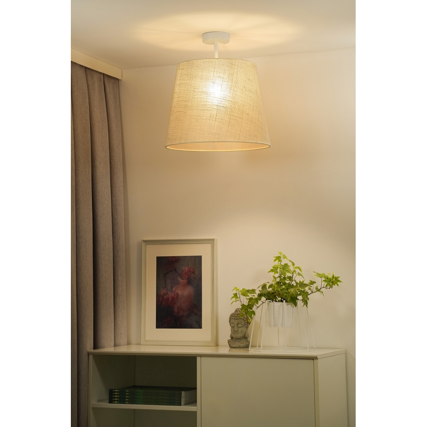 Duolla - Loftlampe YUTE 1xE27/15W/230V diameter 38 cm grå