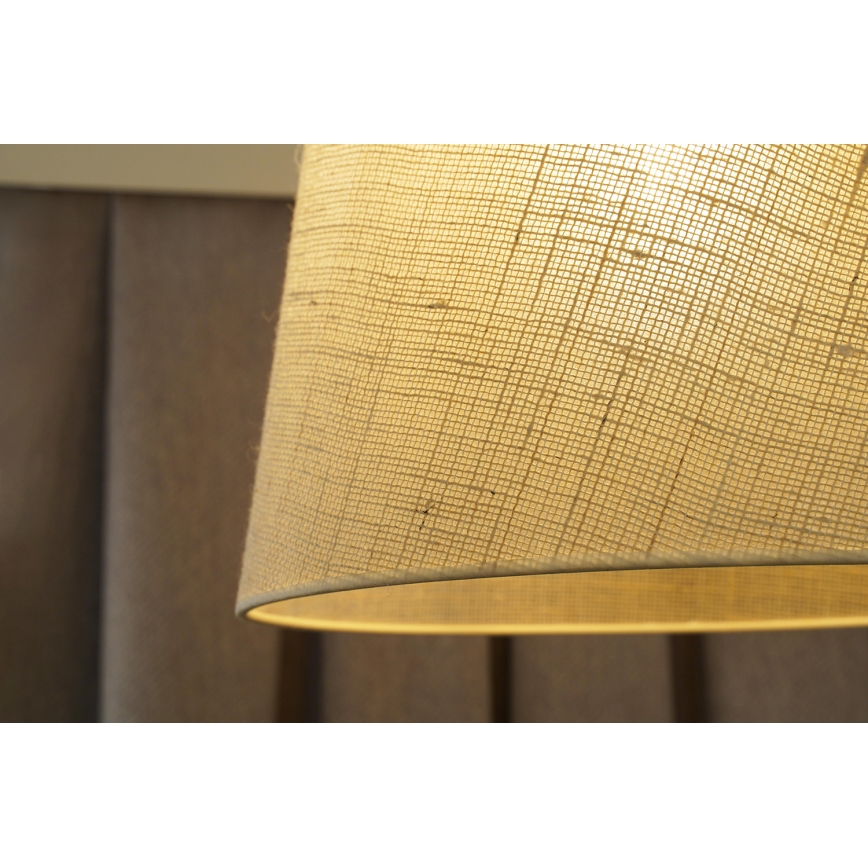 Duolla - Loftlampe YUTE 1xE27/15W/230V diameter 38 cm grå