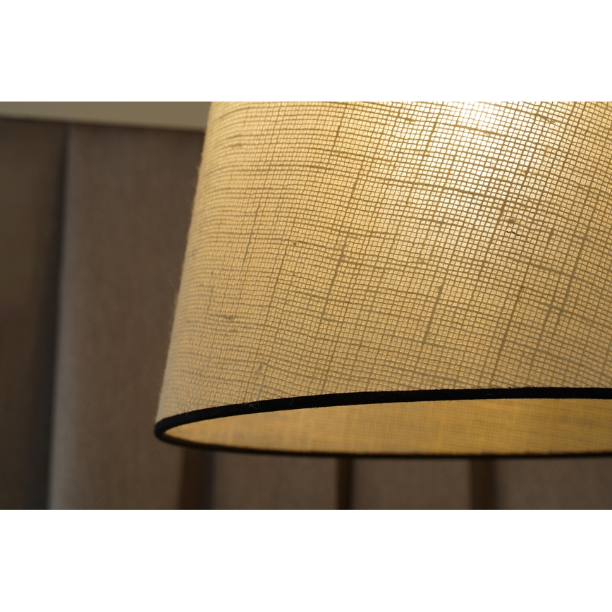 Duolla - Loftlampe YUTE 1xE27/15W/230V diameter 38 cm grå/sort