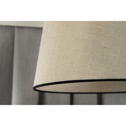 Duolla - Loftlampe YUTE 1xE27/15W/230V diameter 38 cm grå/sort