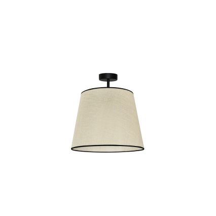 Duolla - Loftlampe YUTE 1xE27/15W/230V diameter 38 cm grå/sort