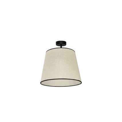 Duolla - Loftlampe YUTE 1xE27/15W/230V diameter 38 cm grå/sort
