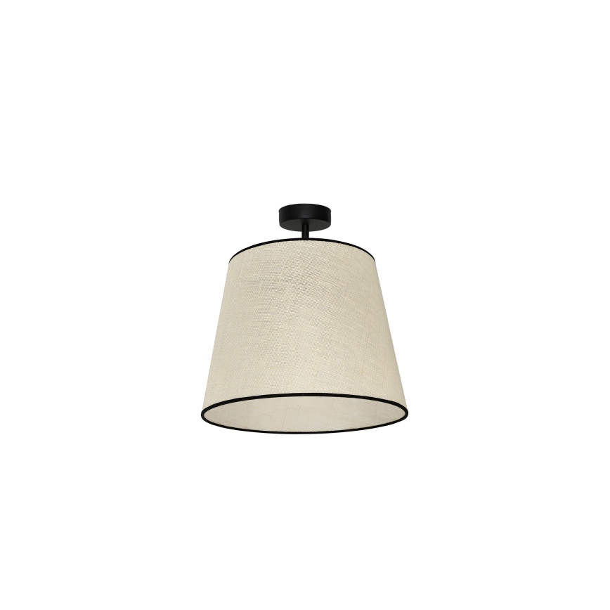 Duolla - Loftlampe YUTE 1xE27/15W/230V diameter 38 cm grå/sort