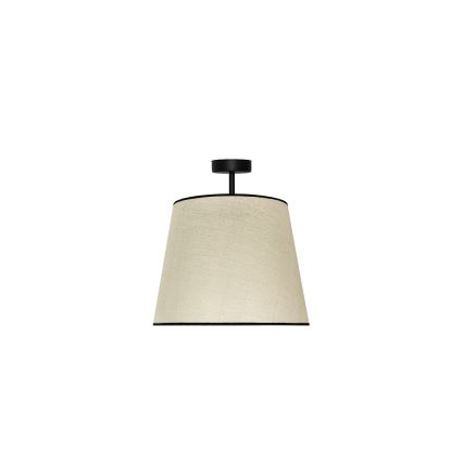 Duolla - Loftlampe YUTE 1xE27/15W/230V diameter 38 cm grå/sort
