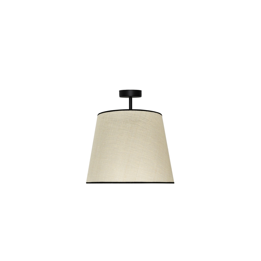 Duolla - Loftlampe YUTE 1xE27/15W/230V diameter 38 cm grå/sort