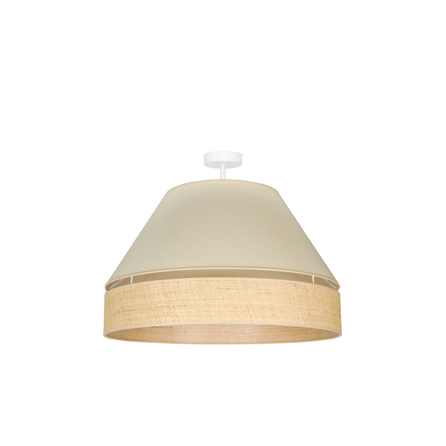 Duolla - Loftlampe YUTE AVIGNON 1xE27/15W/230V diameter 60 cm cremefarvet/beige