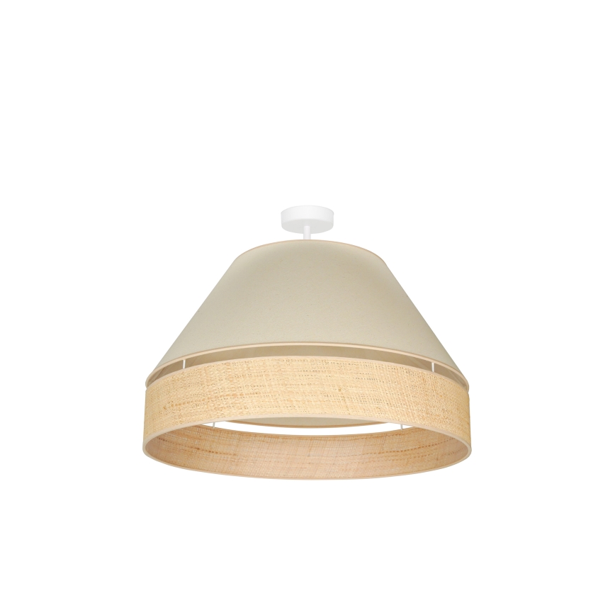 Duolla - Loftlampe YUTE AVIGNON 1xE27/15W/230V diameter 60 cm cremefarvet/beige