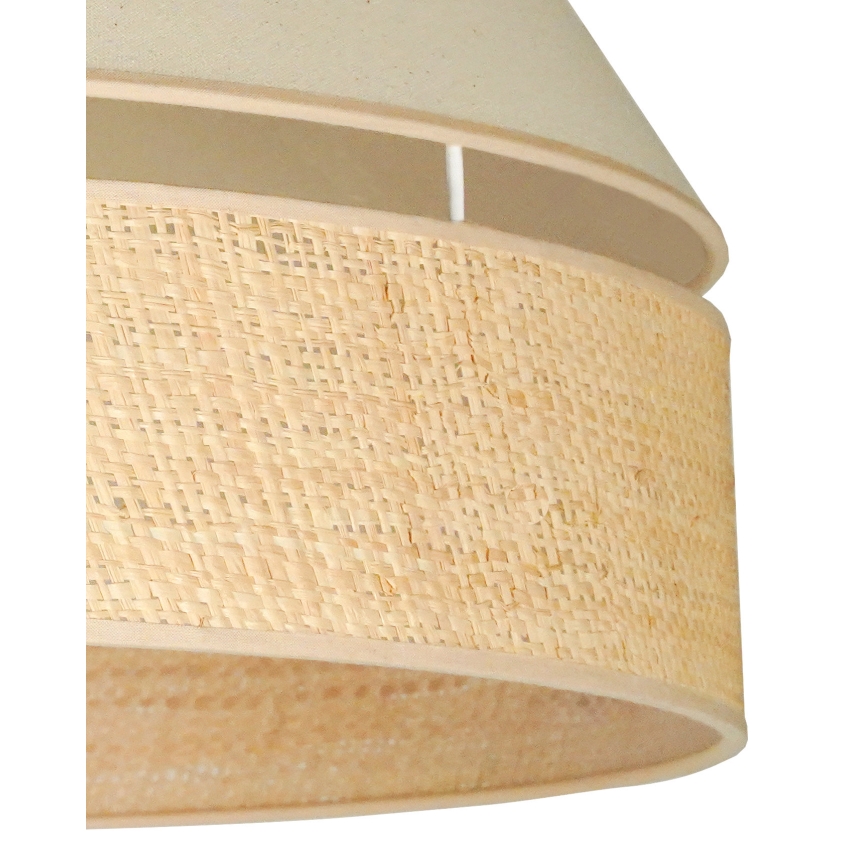 Duolla - Loftlampe YUTE AVIGNON 1xE27/15W/230V diameter 60 cm cremefarvet/beige