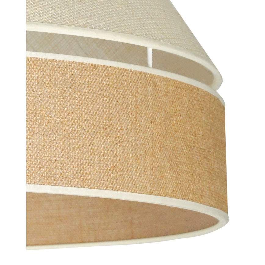 Duolla - Loftlampe YUTE AVIGNON 1xE27/15W/230V diameter 60 cm grå/brun