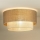 Duolla - Loftlampe YUTE BOHO 3xE27/15W/230V diameter 60 cm brun/cremefarvet