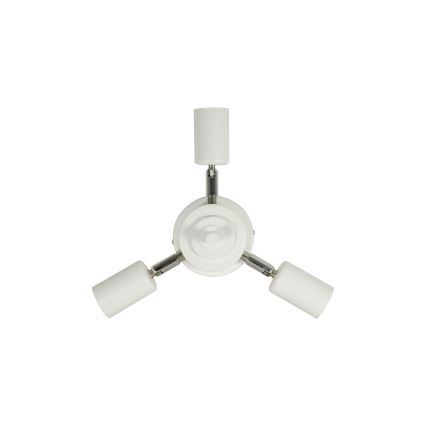 Duolla - Loftlampe YUTE BOHO 3xE27/15W/230V diameter 60 cm brun/cremefarvet