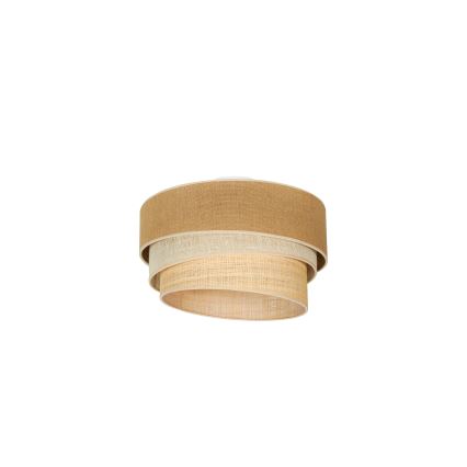 Duolla - Loftlampe YUTE TRIO 1xE27/15W/230V diameter 45 cm brun/grå/beige