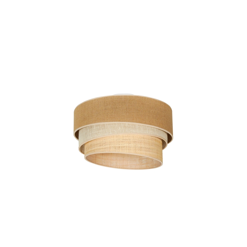 Duolla - Loftlampe YUTE TRIO 1xE27/15W/230V diameter 45 cm brun/grå/beige