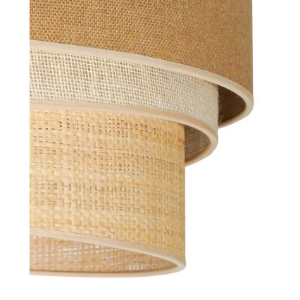Duolla - Loftlampe YUTE TRIO 1xE27/15W/230V diameter 45 cm brun/grå/beige