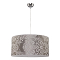 Duolla - Pendel ALTO 1xE27/40W/230V diameter 45 cm sølvfarvet