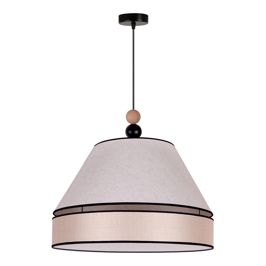 Duolla - Pendel AVIGNON 1xE27/15W/230V diameter 50 cm beige