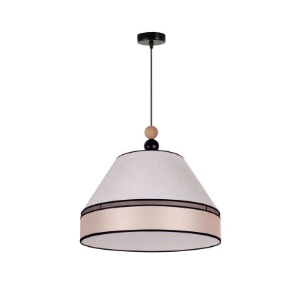 Duolla - Pendel AVIGNON 1xE27/15W/230V diameter 50 cm beige