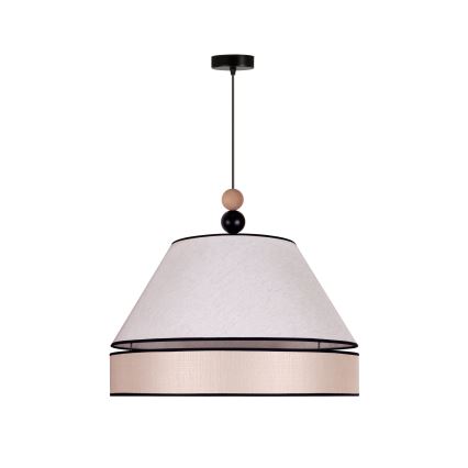 Duolla - Pendel AVIGNON 1xE27/15W/230V diameter 60 cm beige