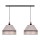 Duolla - Pendel AVIGNON 2xE27/15W/230V beige